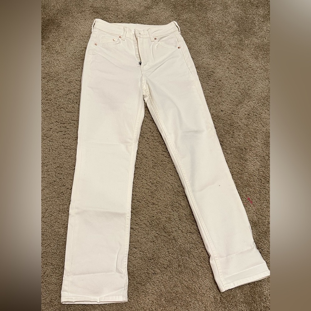 Zara White jeans